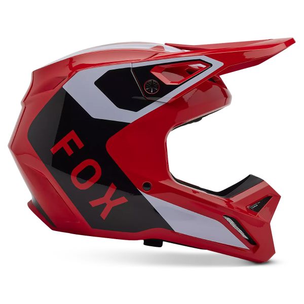 Casque FOX V1 Lean Fluo Red – Image 2