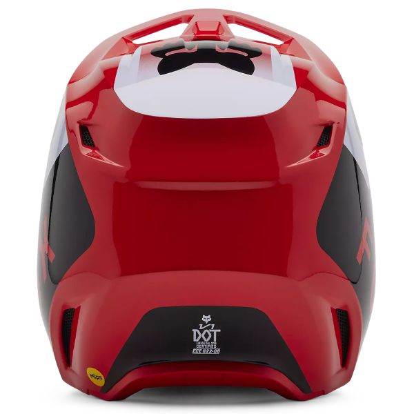 Casque FOX V1 Lean Fluo Red – Image 5