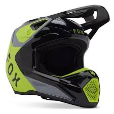 Casque FOX V1 Lean Grey Yellow